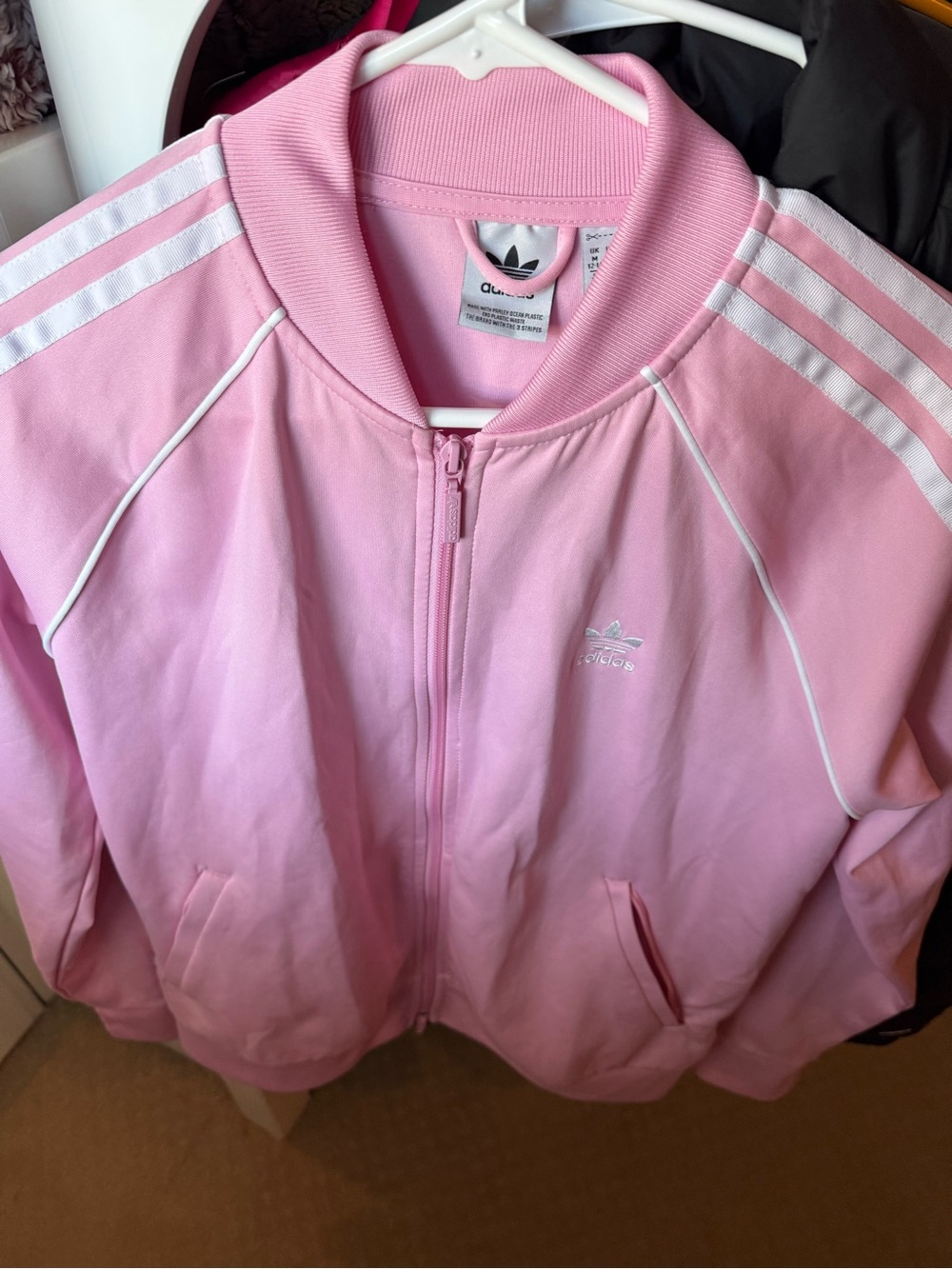 Adidas Pink Trefoil Track Jacket - Women's - Picture 7 of 9